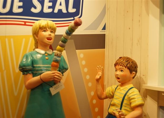 ブルーシールにて