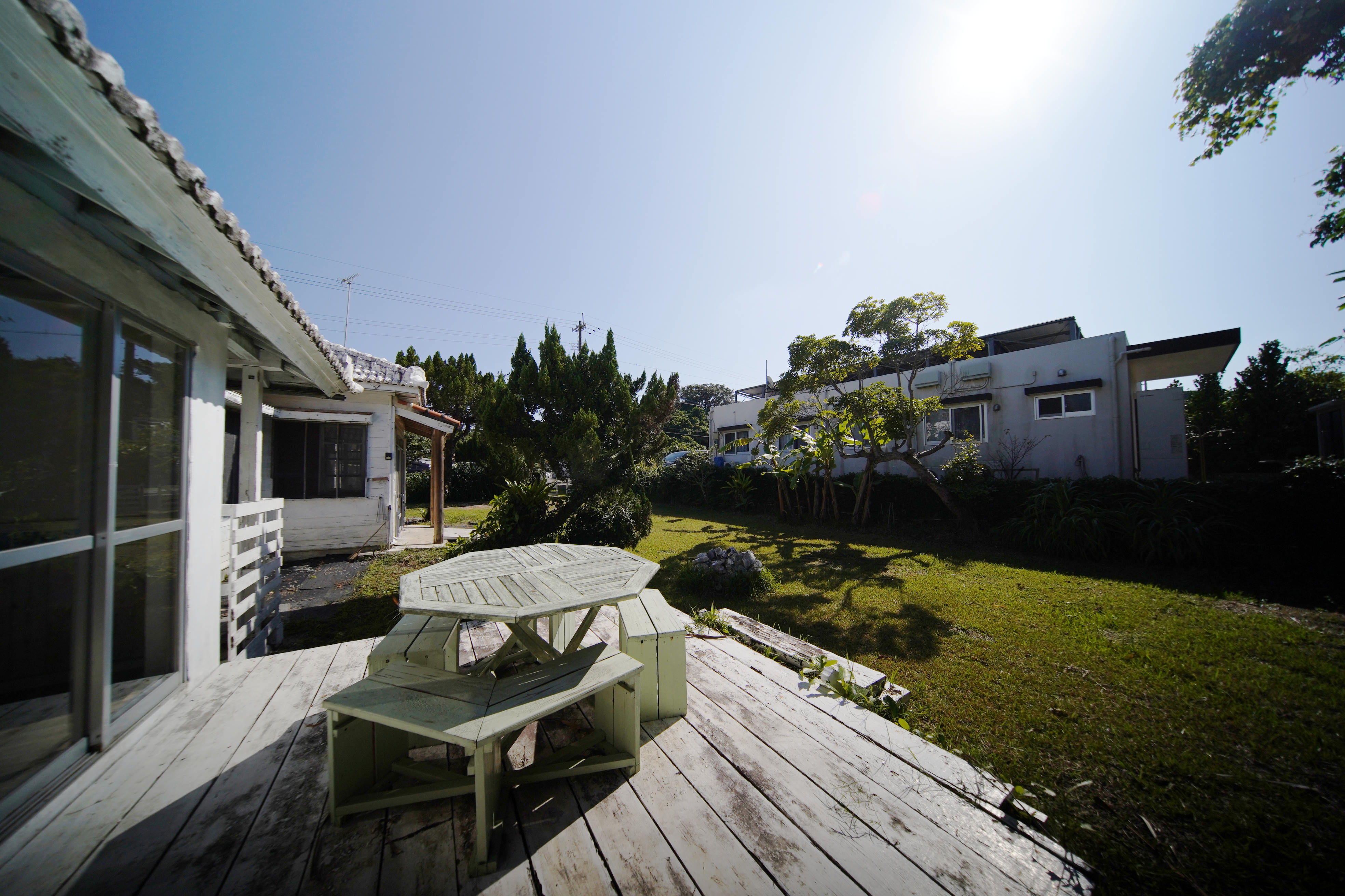 離れウッドデッキ