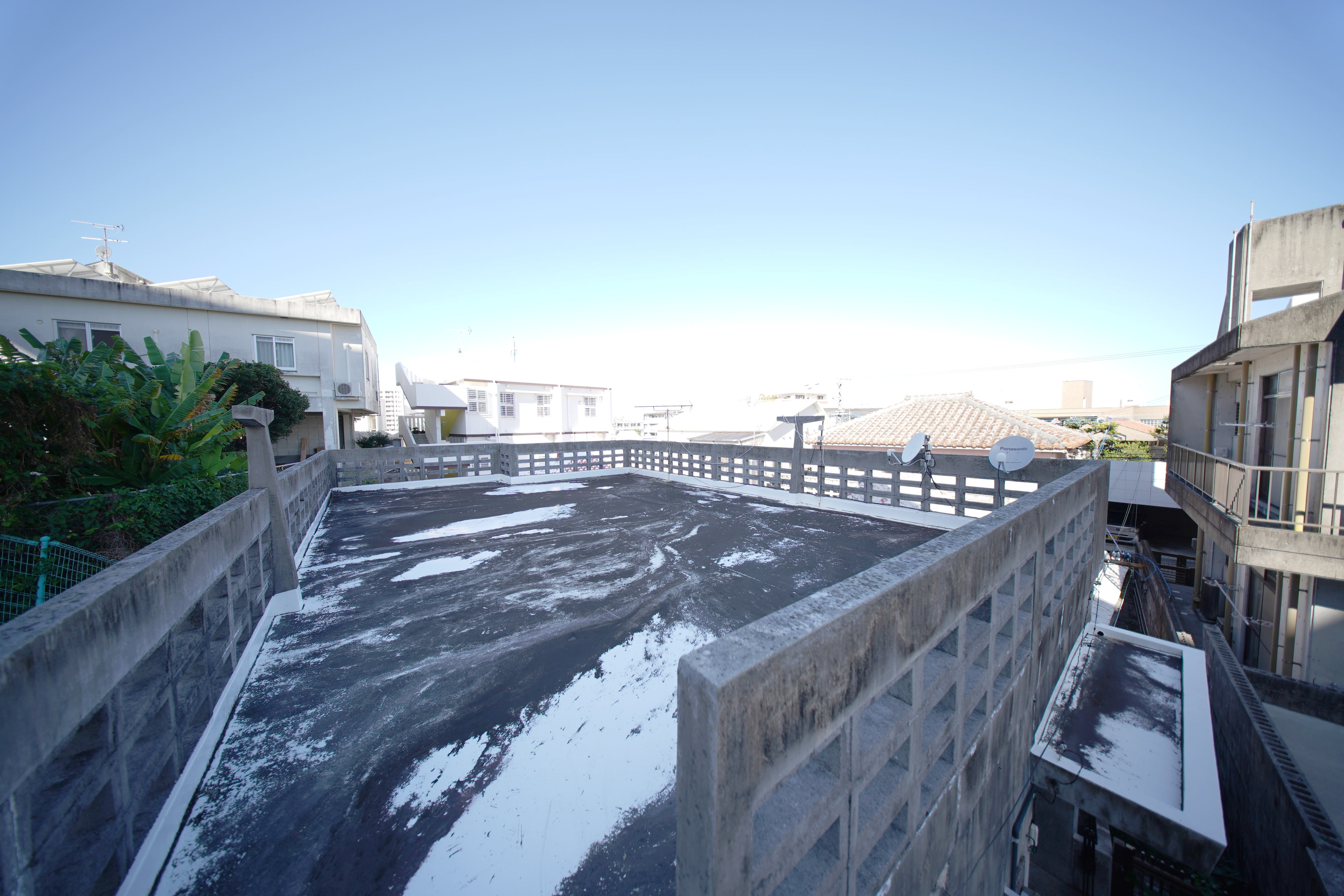 コンクリートブロック造　屋上